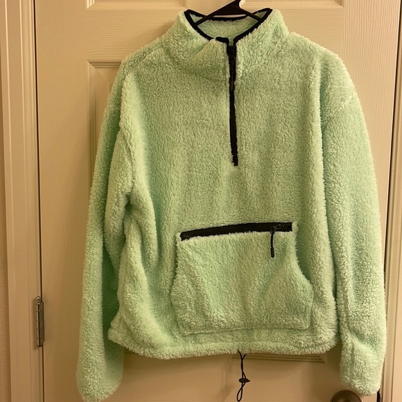 No Boundaries Sweaters - Pastel half zip sweater